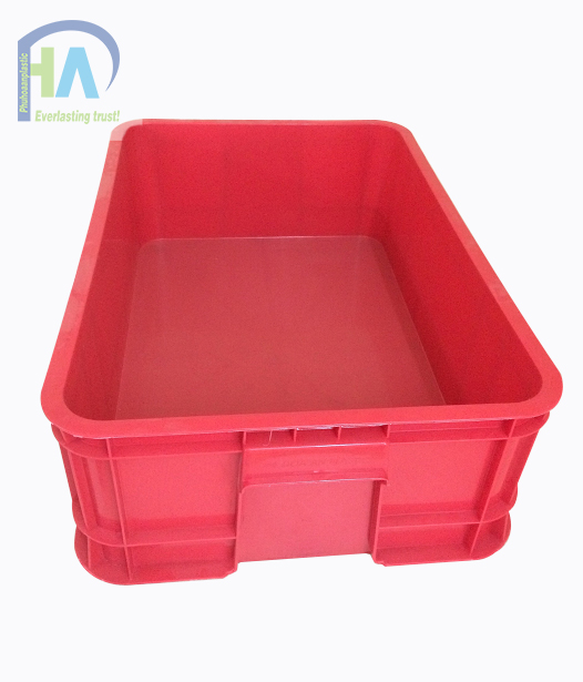 Thùng nhựa đặc B1 màu đỏ chất lượng cao